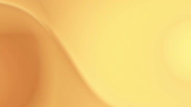 Zlaté Pozadí Hladkým Povrchem Detailní Texturou Žlutá Tapeta Pracovní Plochu — Stock video