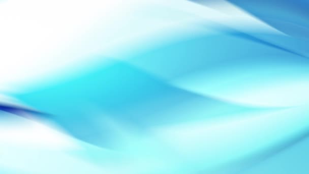 白い波と抽象的な背景を持つ青い背景 — ストック動画