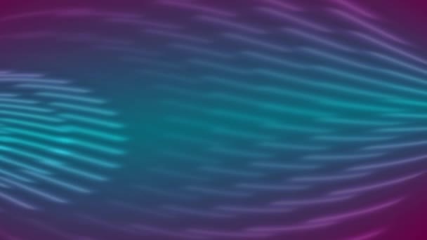 Stained Bright Blue Fragment Waves Ocean Stock Video Motion Graphics — Stock Video