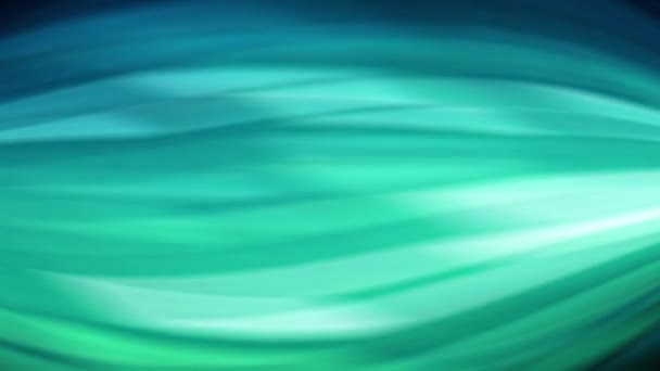 带波浪的蓝色和绿色抽象背景 — 图库视频影像