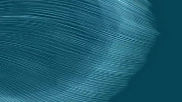Blauwe Achtergrond Met Ronde Golvende Patronen Inclusief Een Blauwe Wand — Stockvideo