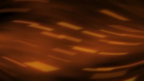 オレンジ ブラウン ゴールド レッドを含むカラフルなライト付きのダークバックパターンの範囲 — ストック動画