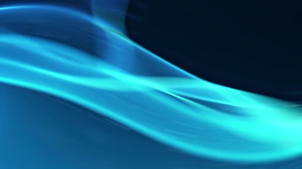 Синий Абстрактный Фон Волнами Пламенем Подчеркивая Элегантность Вдохновение Качестве Обоев — стоковое видео