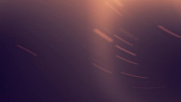 Фиолетовый Фон Лучом Света Абстрактным Эффектом Золотого Света — стоковое видео