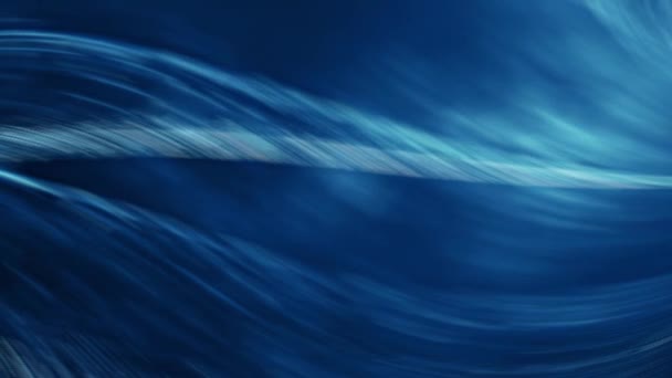 Błękitna Fala Oceanie Niebie Abstrakcyjnym Tle — Wideo stockowe