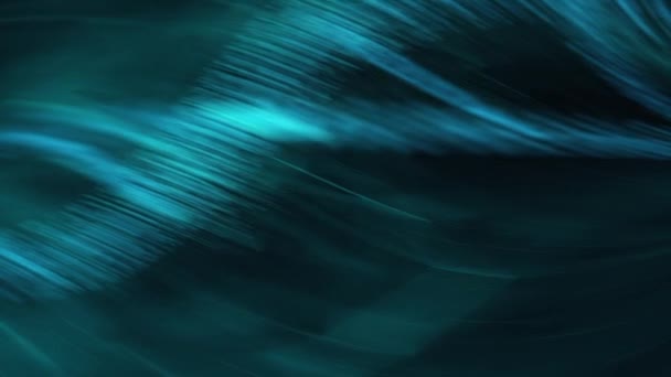 蓝波墙纸 海洋墙纸 以及带有蓝波和绿波的抽象背景 — 图库视频影像