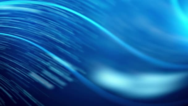 Niebieska Fala Tapety Obrazy Podkreślając Piękno Błękitnego Oceanu Wody — Wideo stockowe