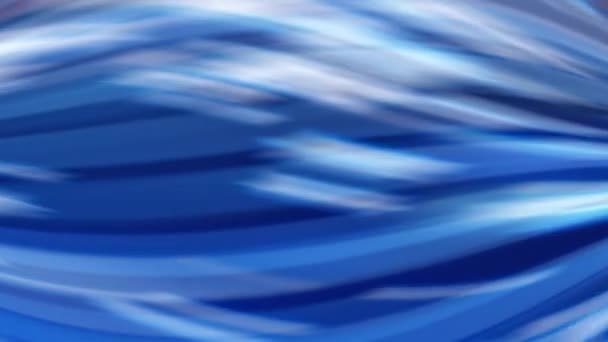 Fundo Abstrato Azul Com Padrão Onda Textura Ondulada Toque Água — Vídeo de Stock