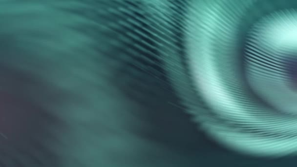 Абстрактна Хвиля Морі Крупним Планом Темним Ефектом Фрагментований Синьо Зелений — стокове відео