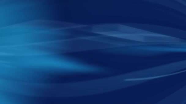 ダークブルーの波のパターン 空の飛行機 波の青い背景 — ストック動画