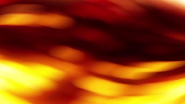 Bulanık Alev Işık Deseni Parlaklık Gibi Çeşitli Efektlere Sahip Kırmızı — Stok video