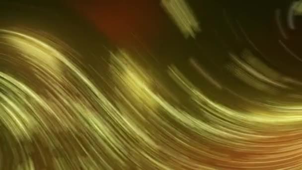 Fundo Abstrato Apresenta Padrão Verde Amarelo Com Fogo Dourado Borrão — Vídeo de Stock