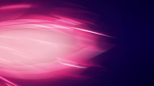 ピンクの波とピンクのライトと輝く効果を持つ様々な背景を持つ紫色の抽象的な背景 — ストック動画