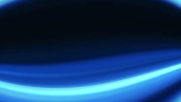Абстрактний Синьо Білий Фон Хвилястим Візерунком Світінням Поряд Лініями Блакитне — стокове відео