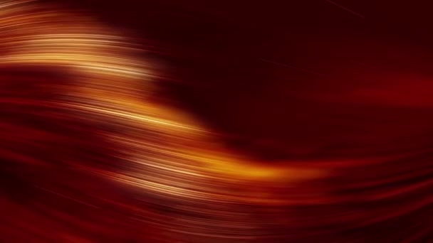 Kırmızı Altın Arkaplan Farklı Desenlere Sahip Girdaplar Ateş Tasarımları Dahil — Stok video