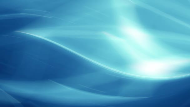 Light Blue Background Wave Design — Stock Video
