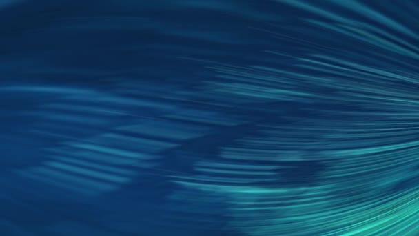 带有波浪 鱼群照片和抽象纹理的蓝色背景摘要 — 图库视频影像