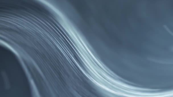 Ein Blauer Abstrakter Hintergrund Mit Abstrakten Blauen Wellen Dunkeln Und — Stockvideo