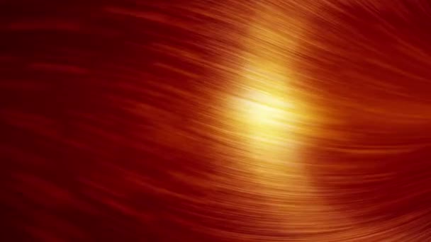 Помаранчевий Червоним Помаранчевий Блискучою Металевою Текстурою Червоний Золотим Світлом Темний — стокове відео
