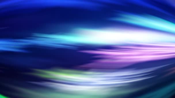 Blue White Background Blue Green Aurora Borealis Lighting Night Sky — Stock Video