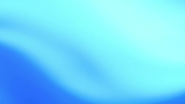 蓝色背景 浅蓝色和白色元素 抽象动画 模糊的天空效果 — 图库视频影像