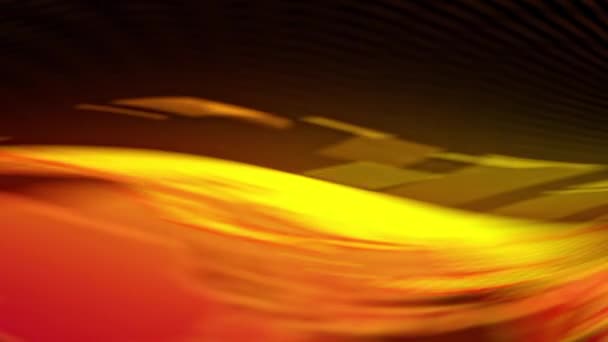 红色和黄色阴影的背景是由红色和黄色网格 火焰和火焰图案创建的 — 图库视频影像