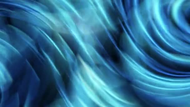 Text Describes Blue Abstract Wallpapers Wavy Lines Light Pattern Blurry — Stock Video
