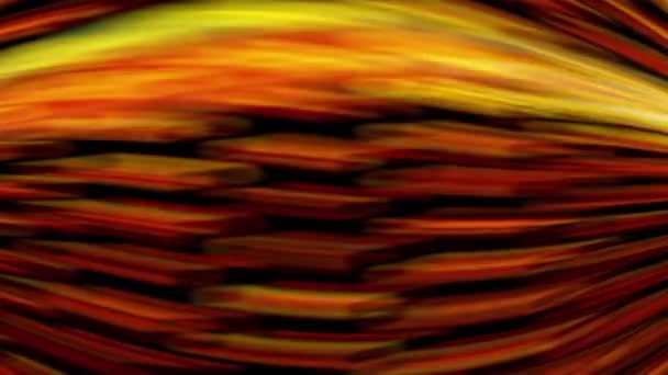 Красочный Фон Оранжевым Желтым Узором Форме Круга Желтые Красные Листья — стоковое видео