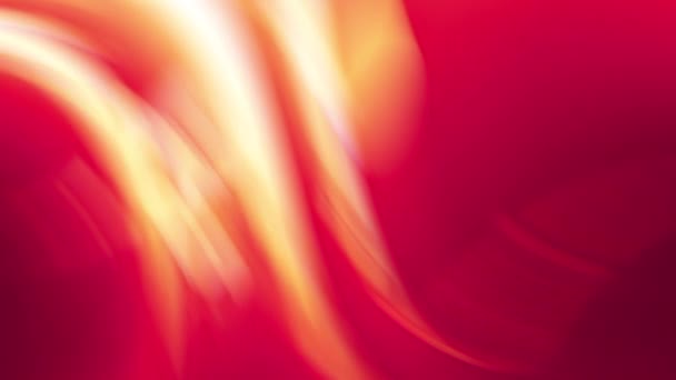 Красный Жёлтый Фон Горящим Пламенем Абстрактными Узорами Света Тени Изображёнными — стоковое видео