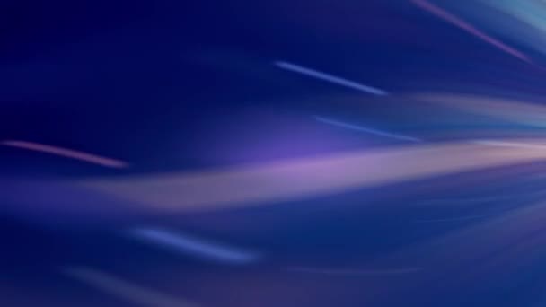 Абстрактний Фон Синіми Фіолетовими Градієнтами Рожевими Фіолетовими Вогнями Нічним Небом — стокове відео