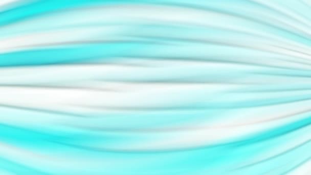 蓝色背景 白浪和白浪与蓝波的组合描绘在整个文本中 抽象的背景还包括一个蓝色的波浪 — 图库视频影像