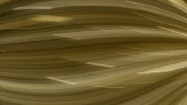 Коричневый Золотой Фон Волнистым Узором Коричневый Фон Золотой Текстурой — стоковое видео
