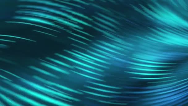 Texto Discute Fondos Abstractos Azules Con Olas Patrones Inspirados Océano — Vídeo de stock