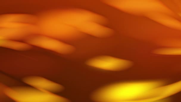 Абстрактний Фон Золотими Світлими Червоними Жовтими Візерунками Також Світлими Тіньовими — стокове відео