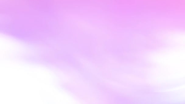 Небо Рожеве Біле Кількома Хмарами Фон Фіолетовий Білий Розмитим Ефектом — стокове відео