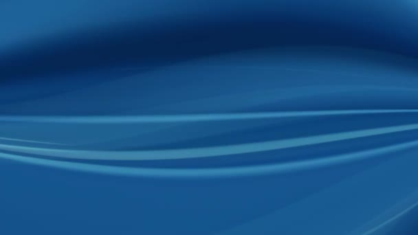 Голубой Фон Голубым Фоном Изогнутая Линия Темно Синий Фон Волнистый — стоковое видео