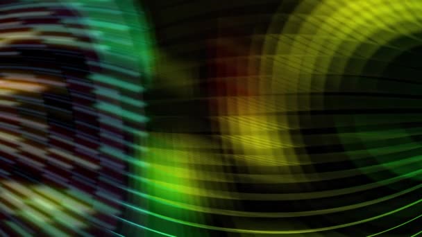 Fotos Mostram Padrões Vibrantes Espiral Verde Vermelho Amarelo Várias Cores — Vídeo de Stock