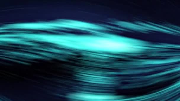 Tento Text Hovoří Modré Vlně Tapety Oceánskými Vlnami Tmavé Pozadí — Stock video