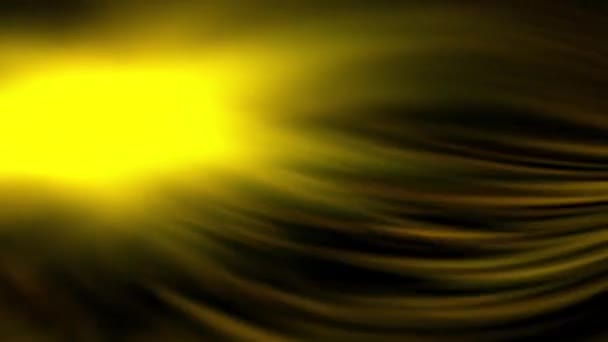 Sarı Siyah Arkaplan Sarı Işık Koyu Arkaplanda Altın Güneş Karanlıkta — Stok video