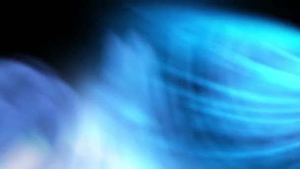 Ein Blau Schwarzer Abstrakter Hintergrund Mit Verschwommenem Bild Blauem Licht — Stockvideo