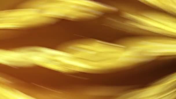 Различные Золотистые Фоны Размытыми Волнистыми Узорами Разных Оттенках — стоковое видео