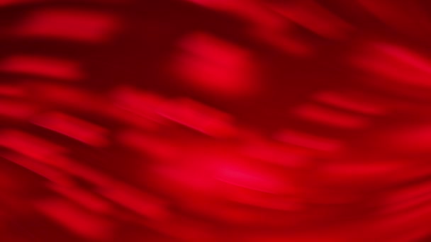 Kırmızı Duvar Kağıdı Gölgeli Işığı Olan Bir Oda Kırmızı Zemin — Stok video