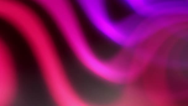 Розовый Фиолетовый Фон Черным Розовым Цветом Узором Блестками Волнами Черном — стоковое видео