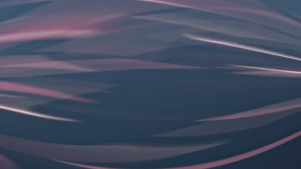 Абстрактный Фон Розовой Волной Рекой Красными Синими Волнами Волнистыми Узорами — стоковое видео