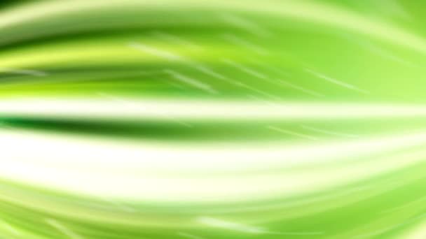 Зелено Білий Градієнтний Фон Хвильовими Зеленими Жовтими Лініями Абстрактному Фоні — стокове відео