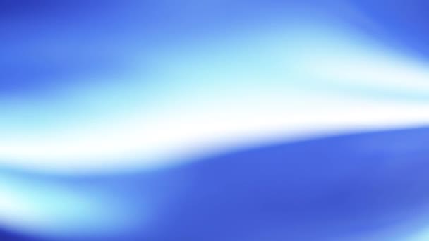 白い光 ぼやけた青い背景 そして渦のようなさまざまな色合いと要素を持つ青い抽象的な背景 — ストック動画