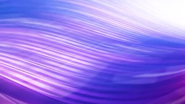 抽象的な背景にある紫と白の波 海の紫色の波について グラディエント — ストック動画