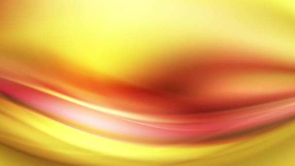 Abstract Background Has Yellow Orange Gradient Wavy Lines Red Yellow — Stock Video