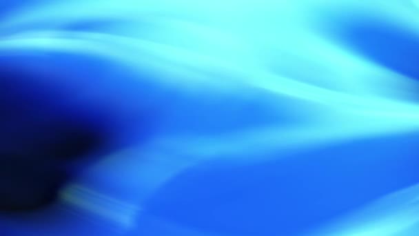 Ein Blauer Und Schwarzer Strudel Hintergrund Eines Animationsvideos — Stockvideo