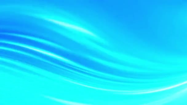 青と白の波のアニメーションの背景 — ストック動画